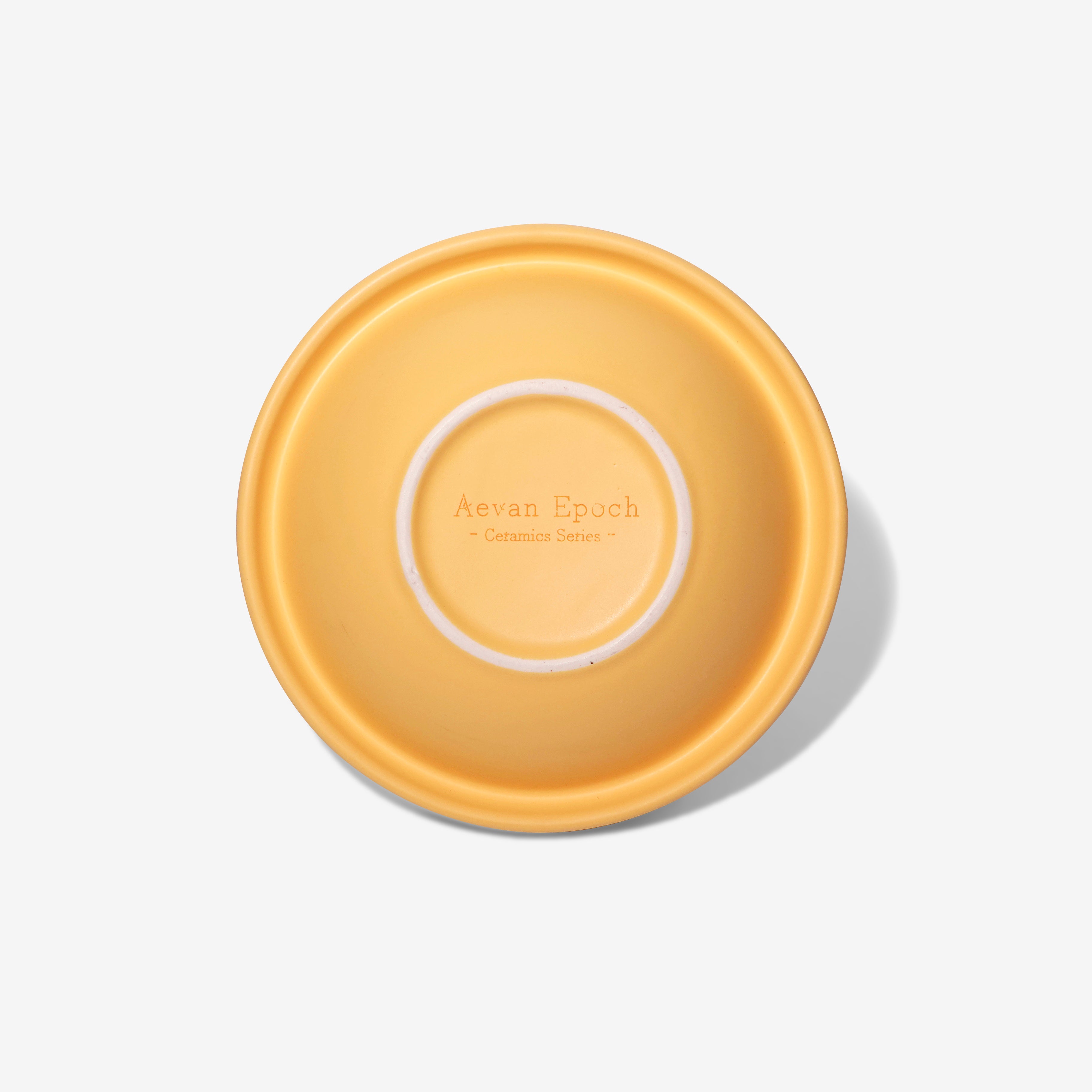 Aevan Epoch|Premium Handcrafted Ceramic Pet Bowl – Matte – Apricot