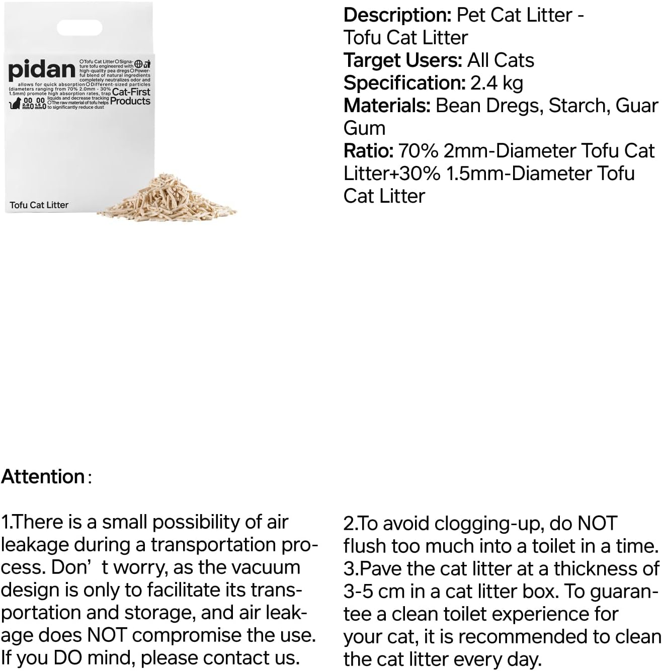 Pidan | Original Tofu Cat Litter