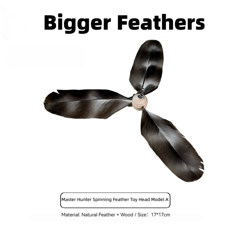 Moforce|Hunting Master Rotating Feather Teaser Wand Replacement