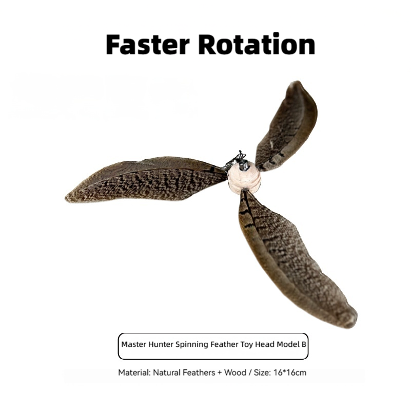 Moforce|Hunting Master Rotating Feather Teaser Wand Replacement