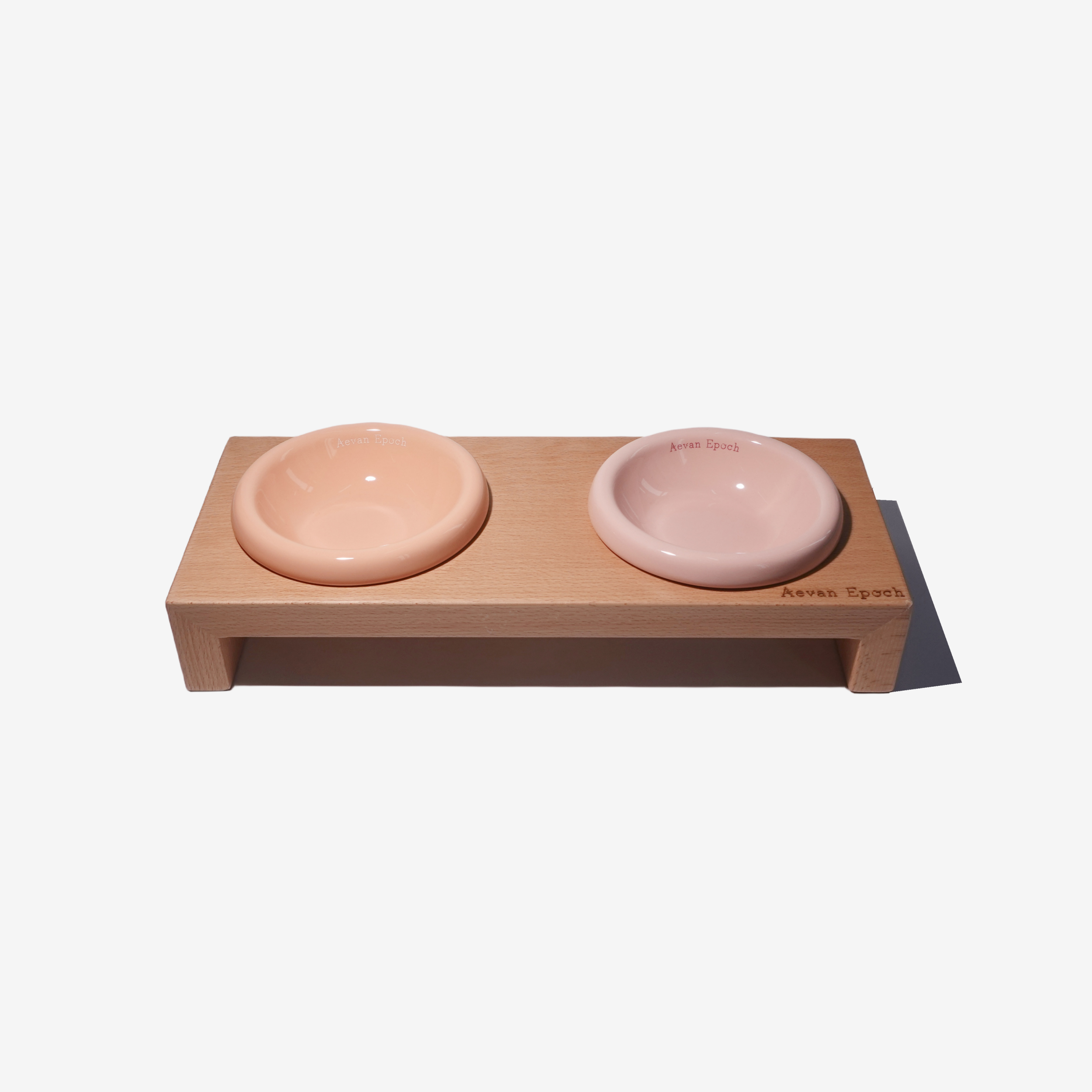 Aevan Epoch|Premium Pet Bowl Stand – Beechwood / Walnut / Rubberwood Options
