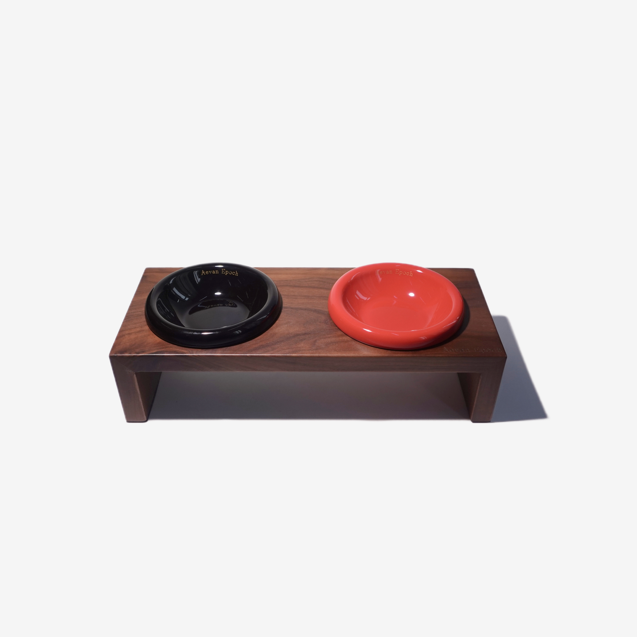 Aevan Epoch|Premium Pet Bowl Stand – Beechwood / Walnut / Rubberwood Options