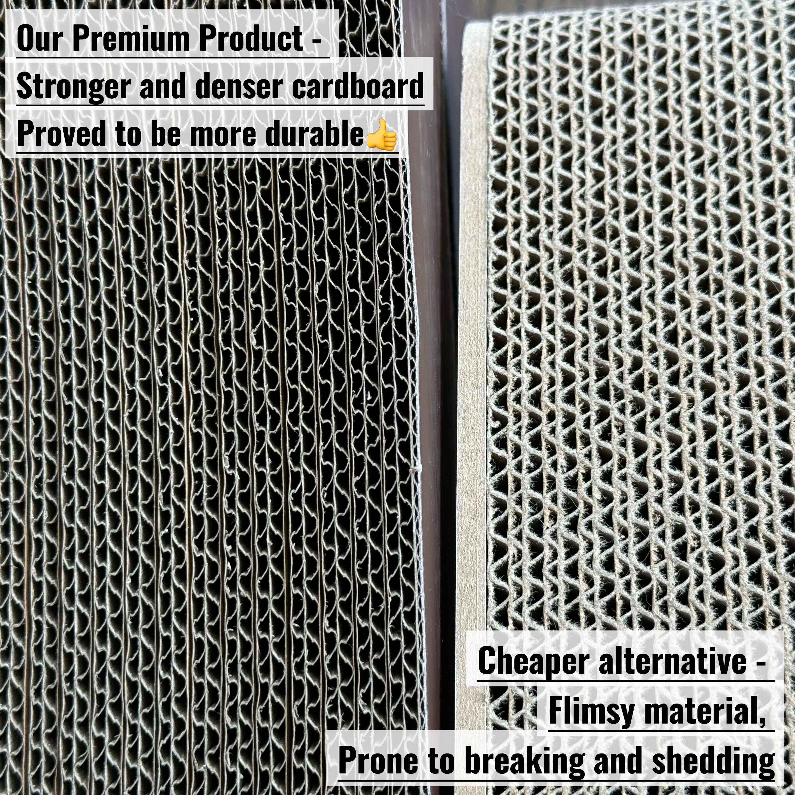 Purrch Collective|Infinity Ergonomic Cat Scratcher – Reversible Figure-8 Lounge