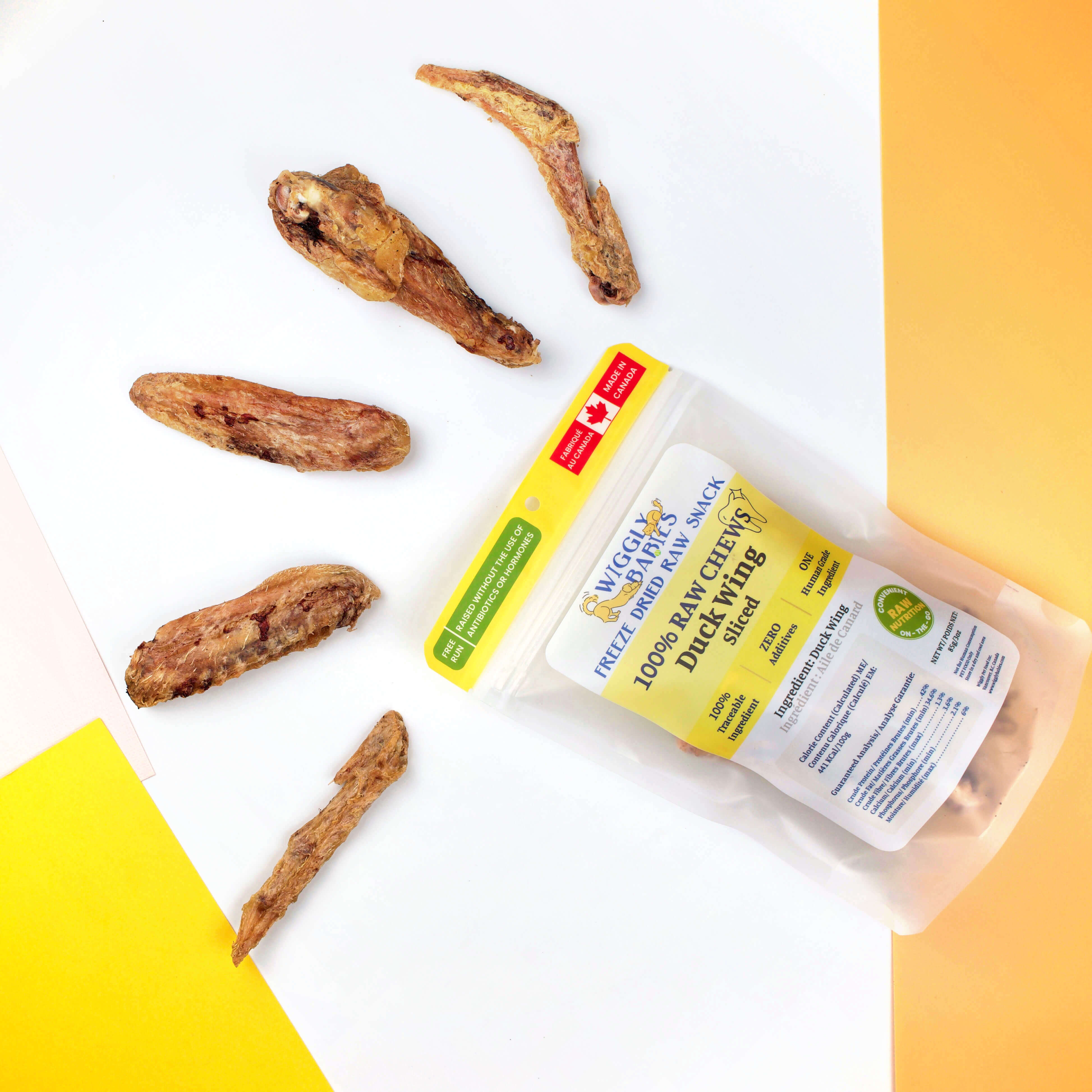 Wiggly Babies | Duck Wing -  Freeze Dried Raw - 85g/3oz