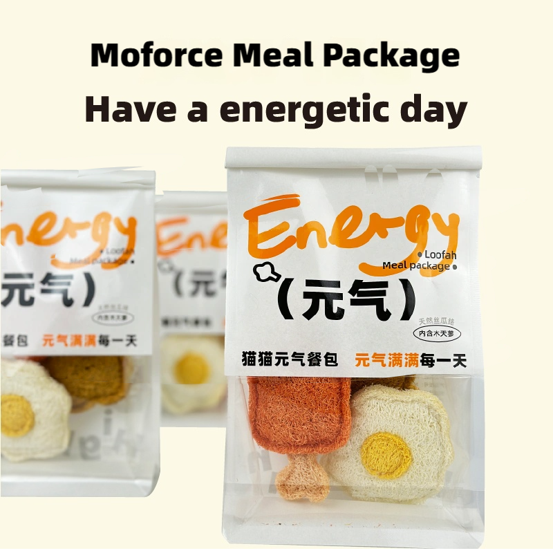 Moforce｜High Fun Energy Meal Package Chew Toy – Loofah & Silvervine Edition