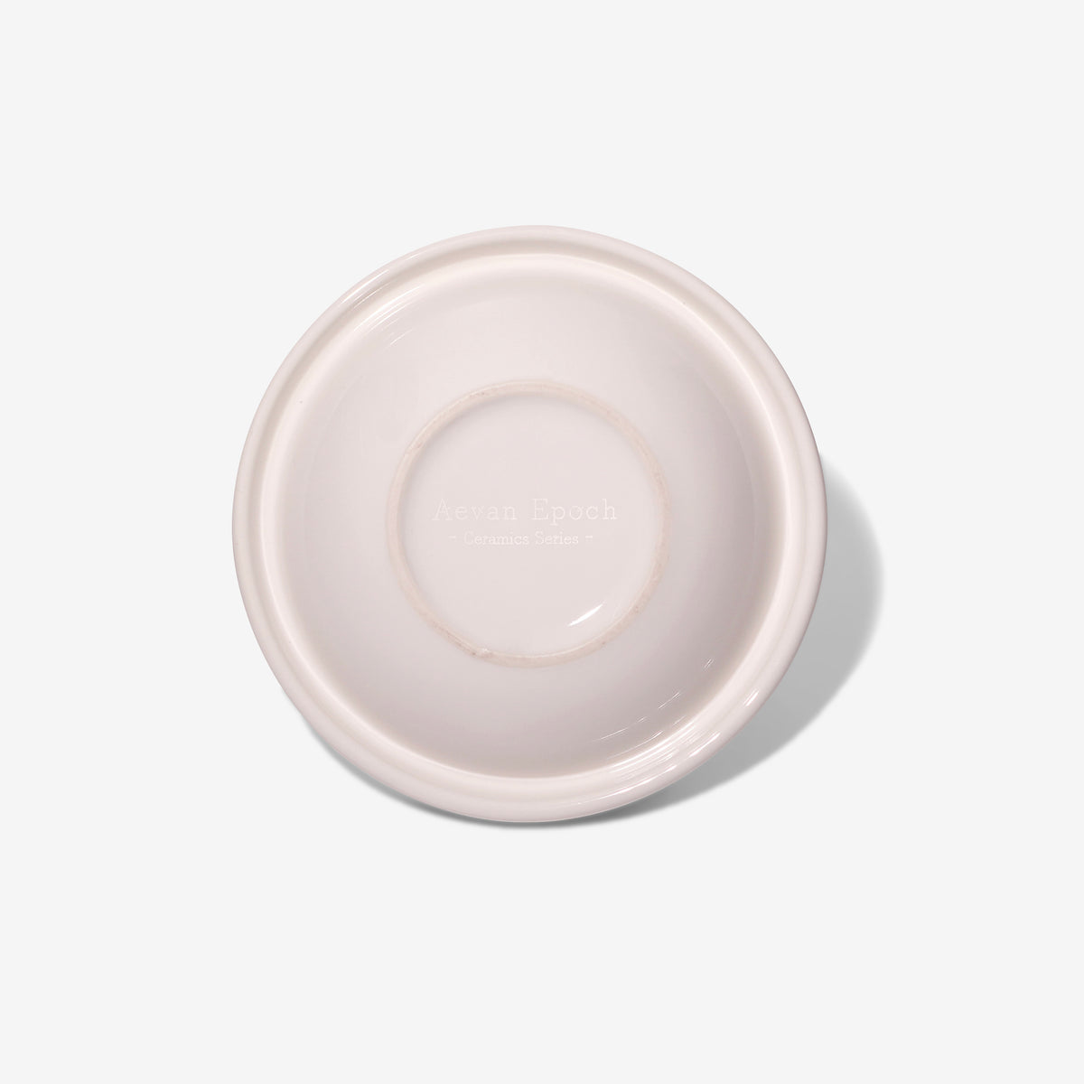 Aevan Epoch｜Premium Handcrafted Ceramic Pet Bowl – Snowy White Glossy