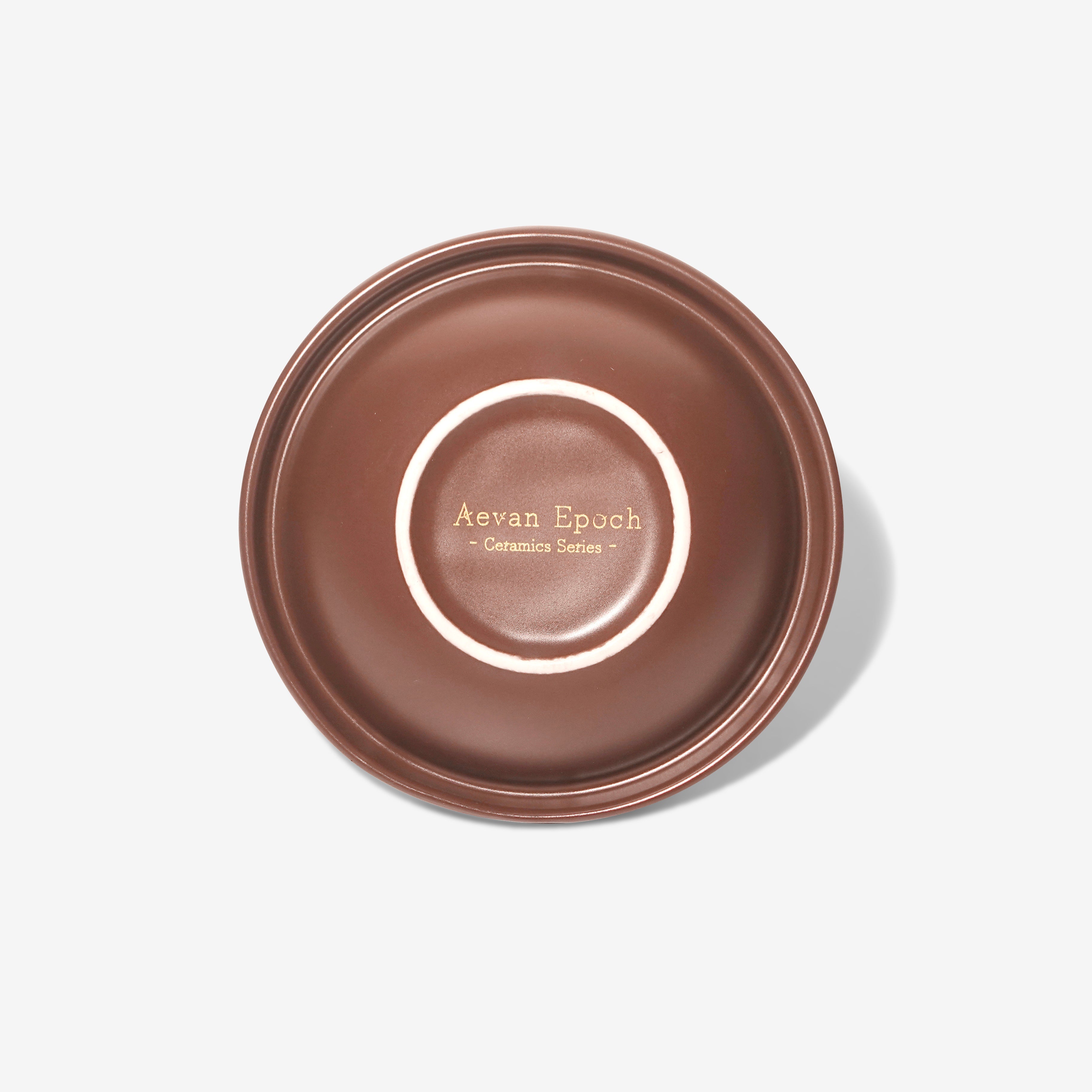 Aevan Epoch｜Premium Handcrafted Ceramic Pet Bowl – Chocolate Matte