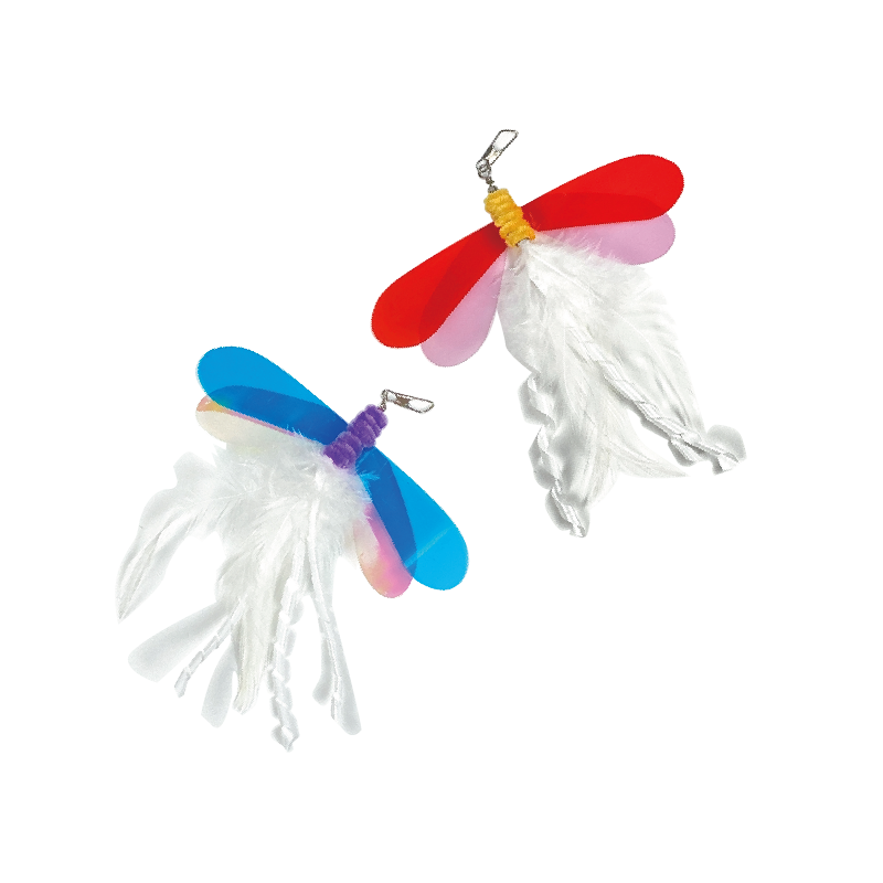 Moforce｜Hunting Master Dragonfly Teaser Wand Replacement – Crinkle Wings