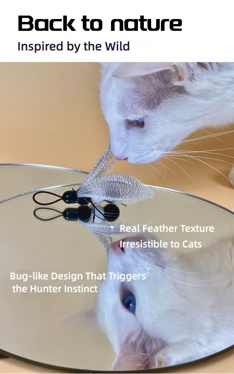 Moforce｜Hunting Master Teaser Wand Replacement – Moth & Wool Moth