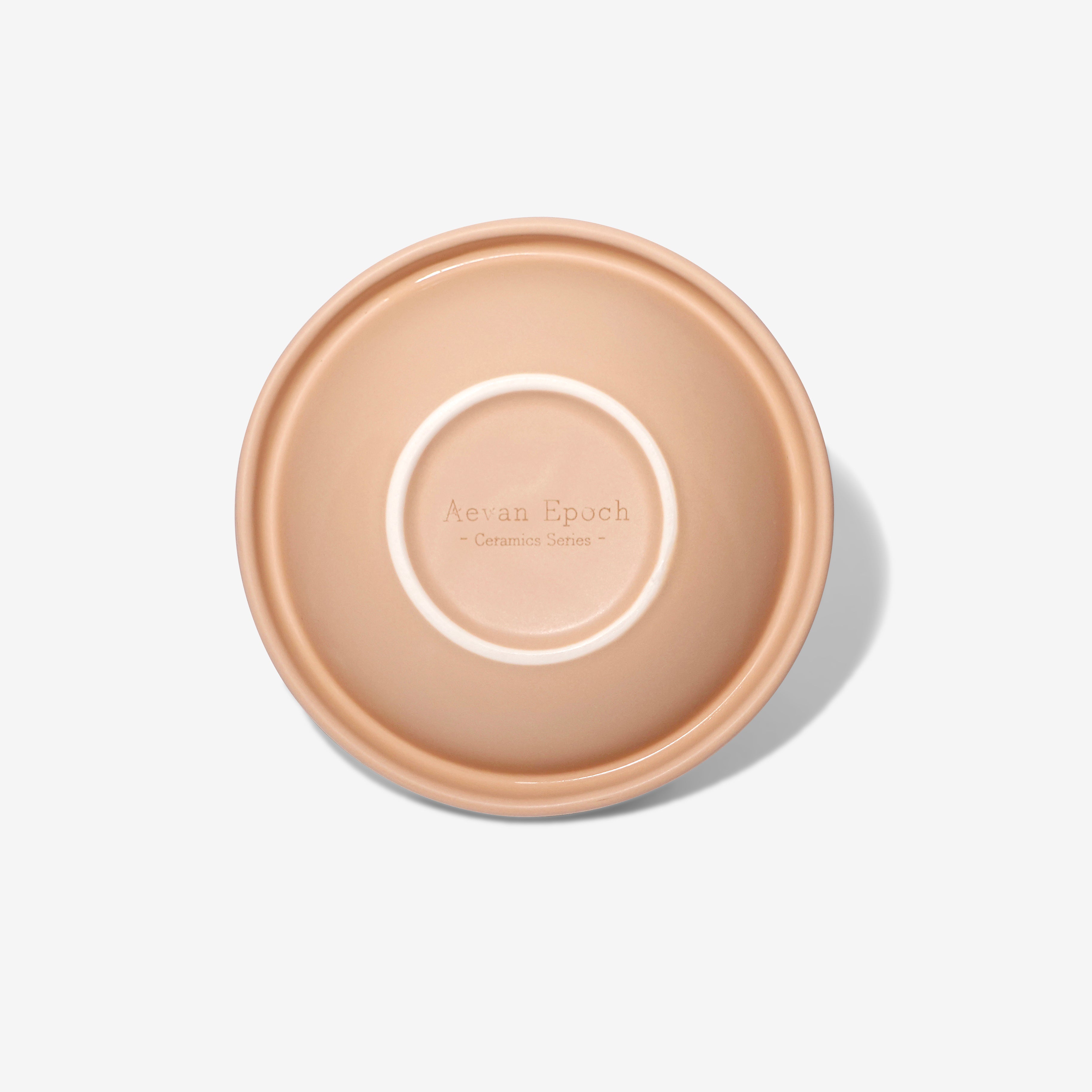 Aevan Epoch｜Premium Handcrafted Ceramic Pet Bowl – Latte Matte