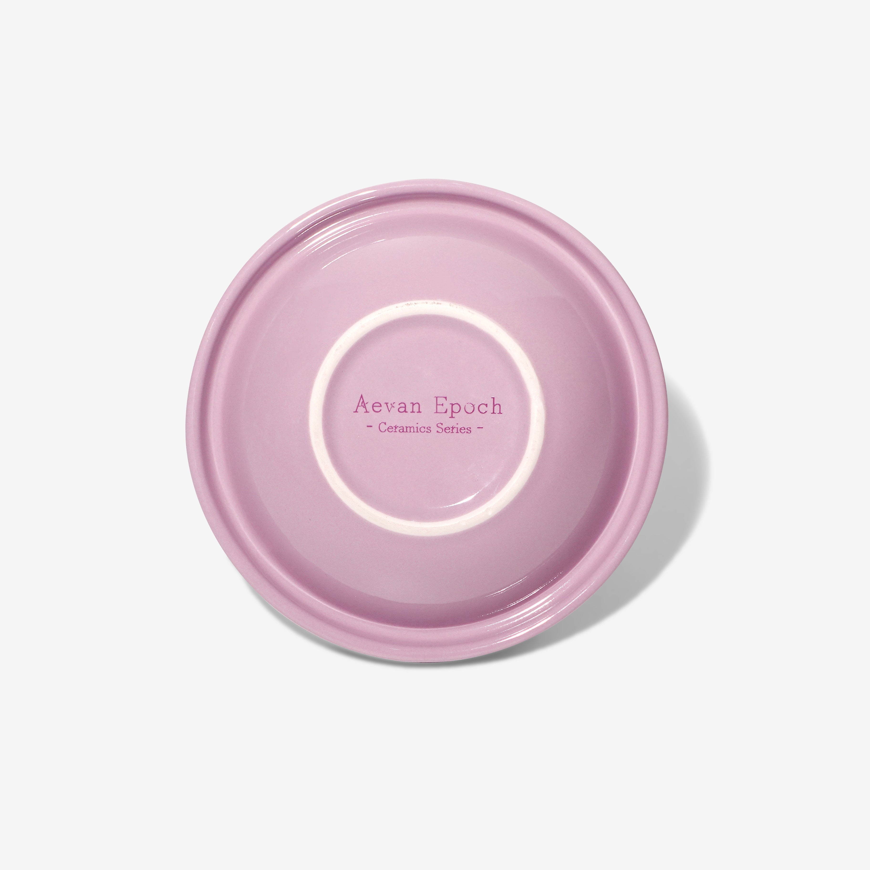Aevan Epoch｜Premium Handcrafted Ceramic Pet Bowl – Lavender Glossy