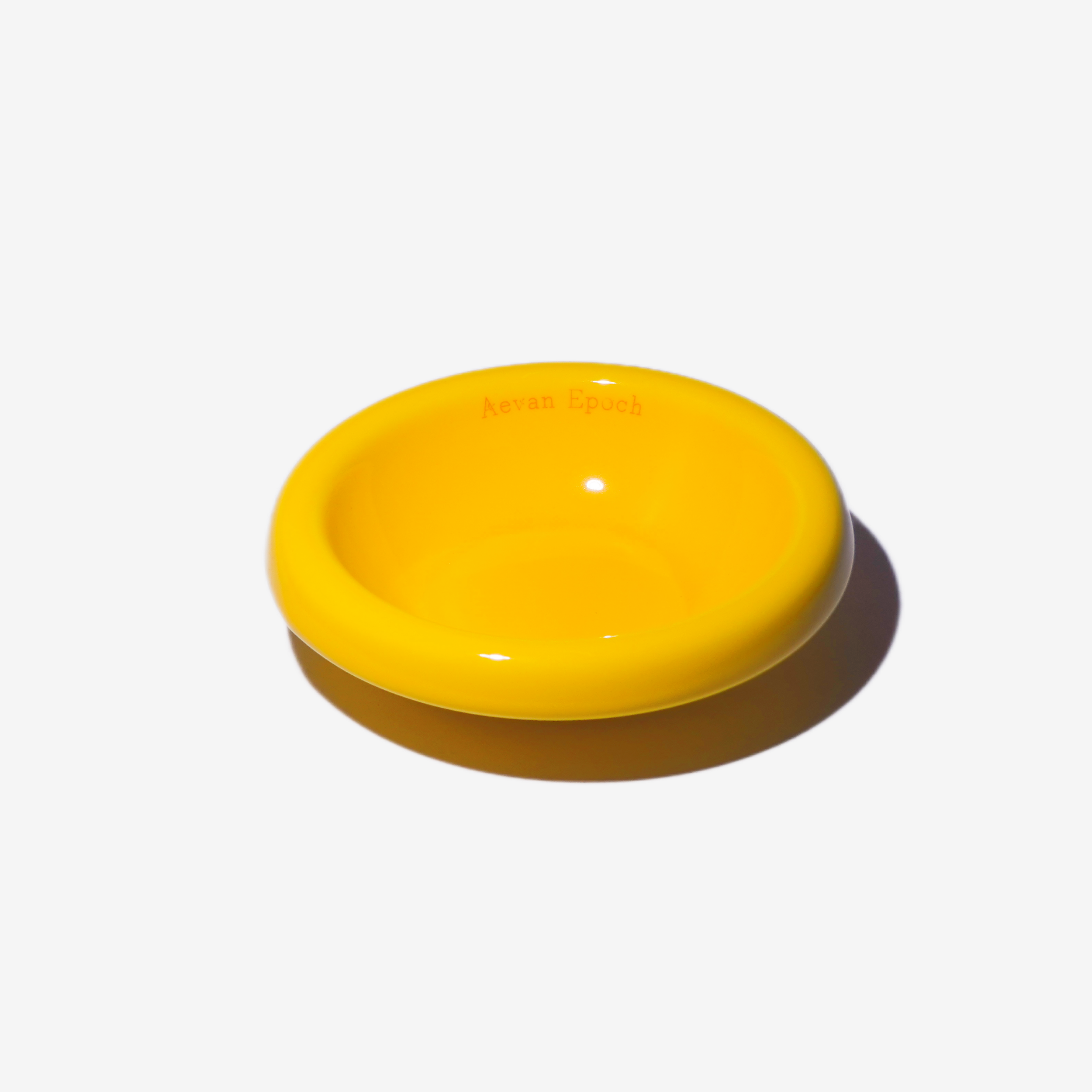 Aevan Epoch｜Premium Handcrafted Ceramic Pet Bowl – Passion Fruit Glossy