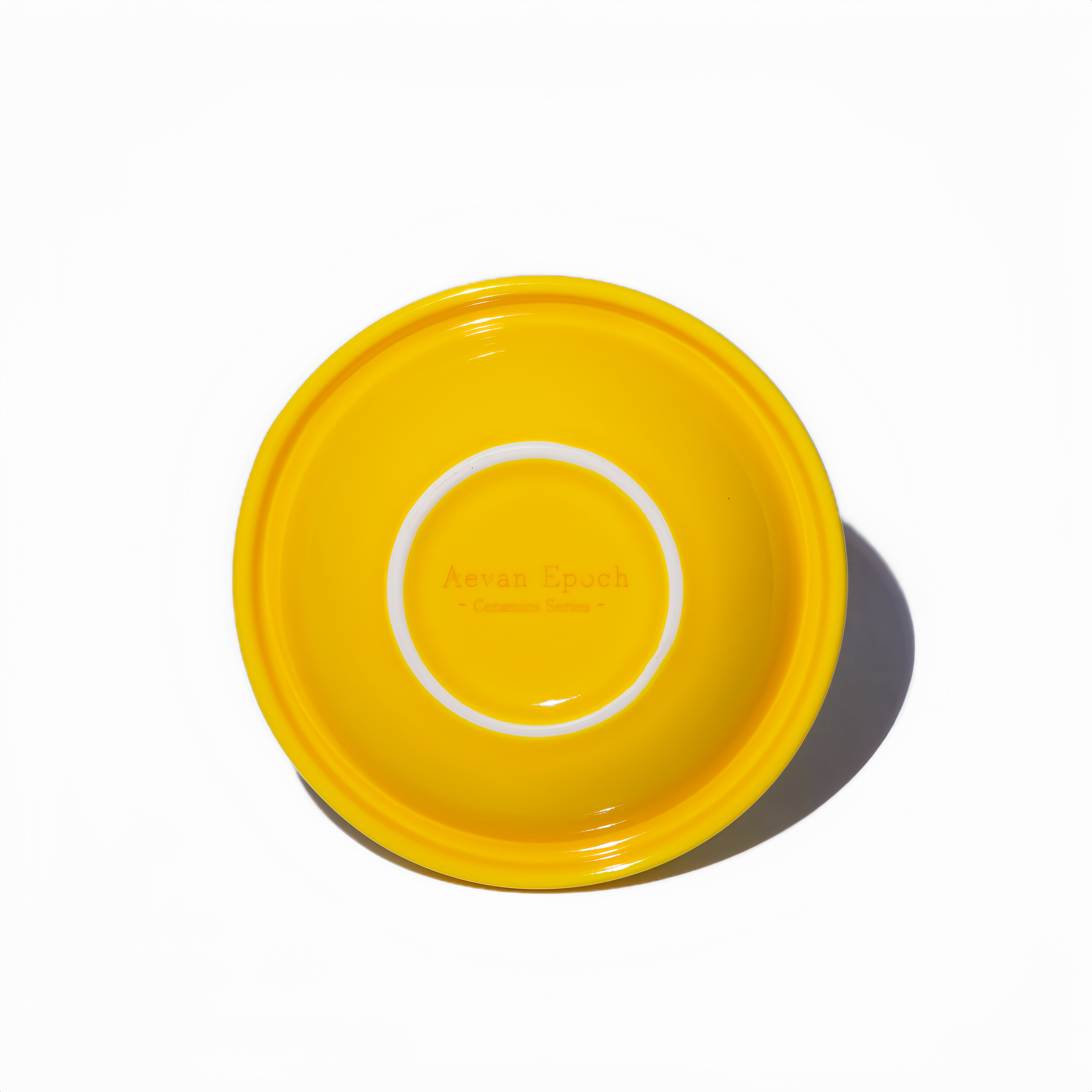Aevan Epoch｜Premium Handcrafted Ceramic Pet Bowl – Passion Fruit Glossy