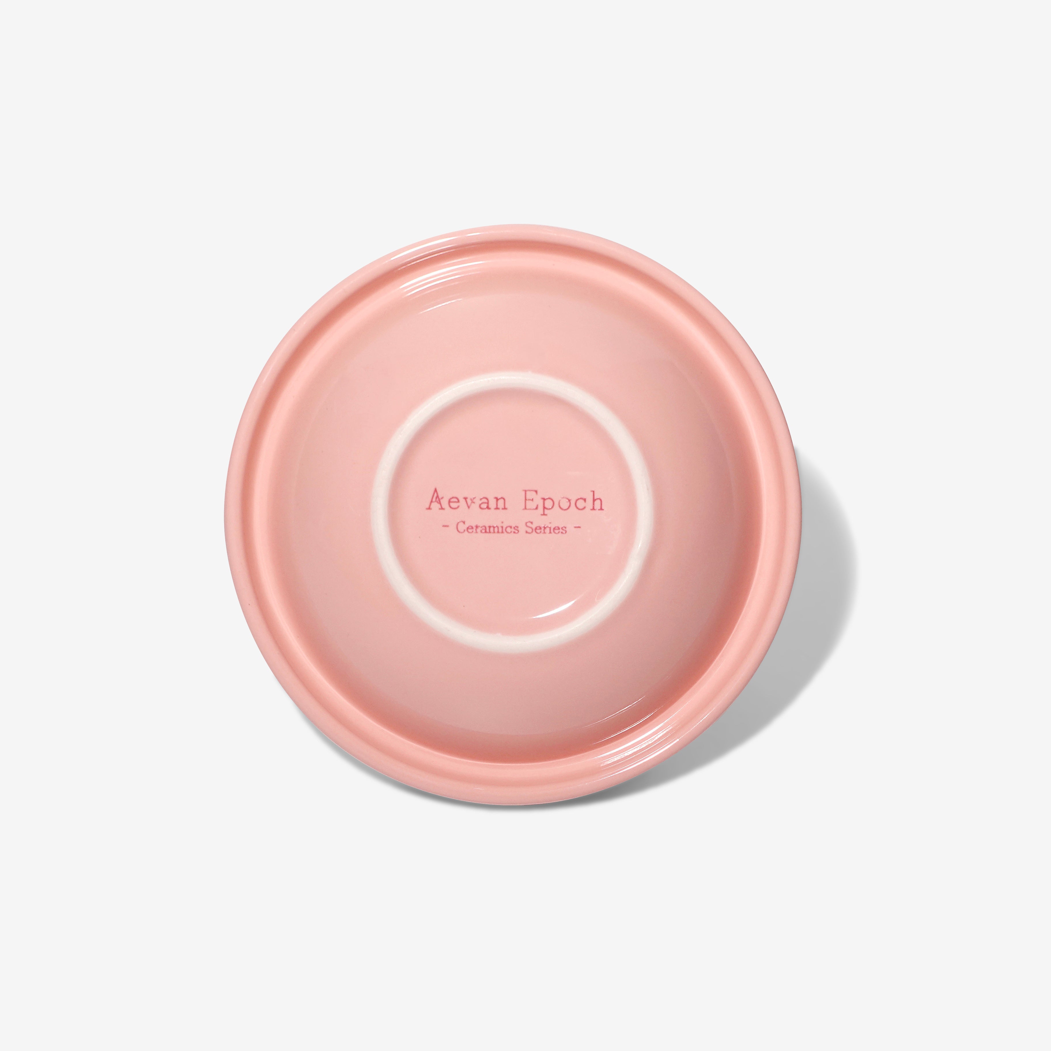 Aevan Epoch｜Premium Handcrafted Ceramic Pet Bowl – Sakura Glossy