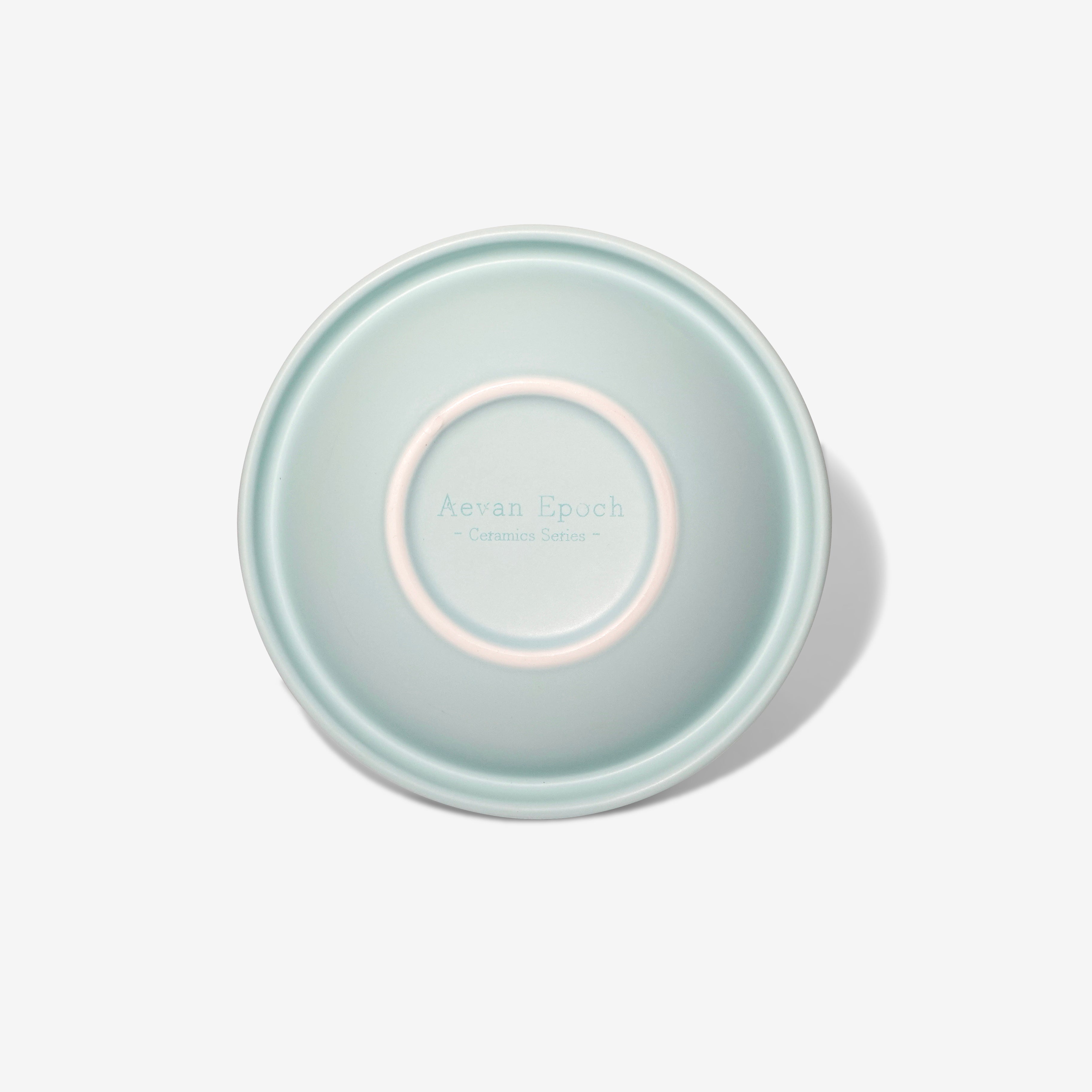 Aevan Epoch｜Premium Handcrafted Ceramic Pet Bowl – Tiffany Blue Matte